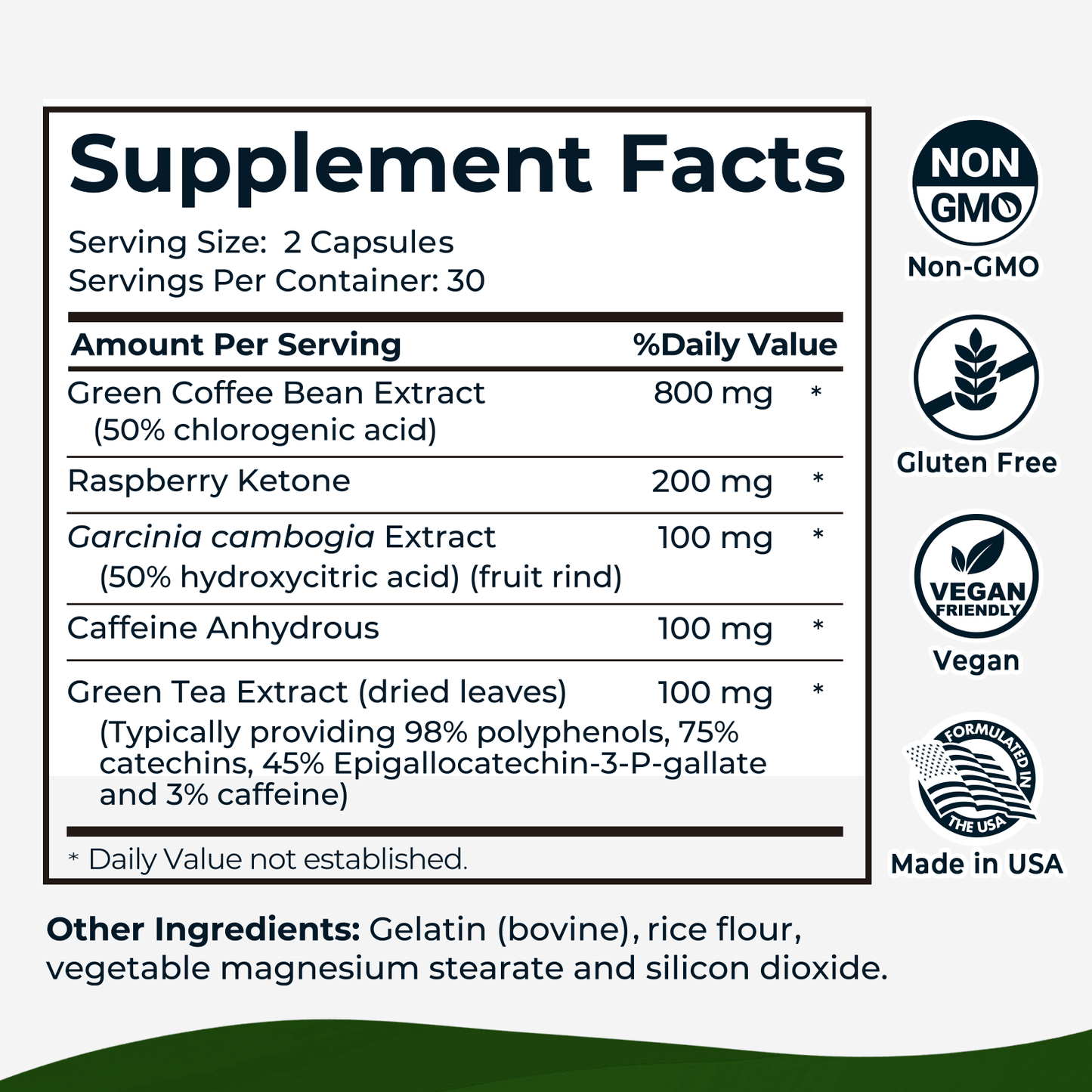 Green Coffee Bean Extract Supplement - Divinity Nutra