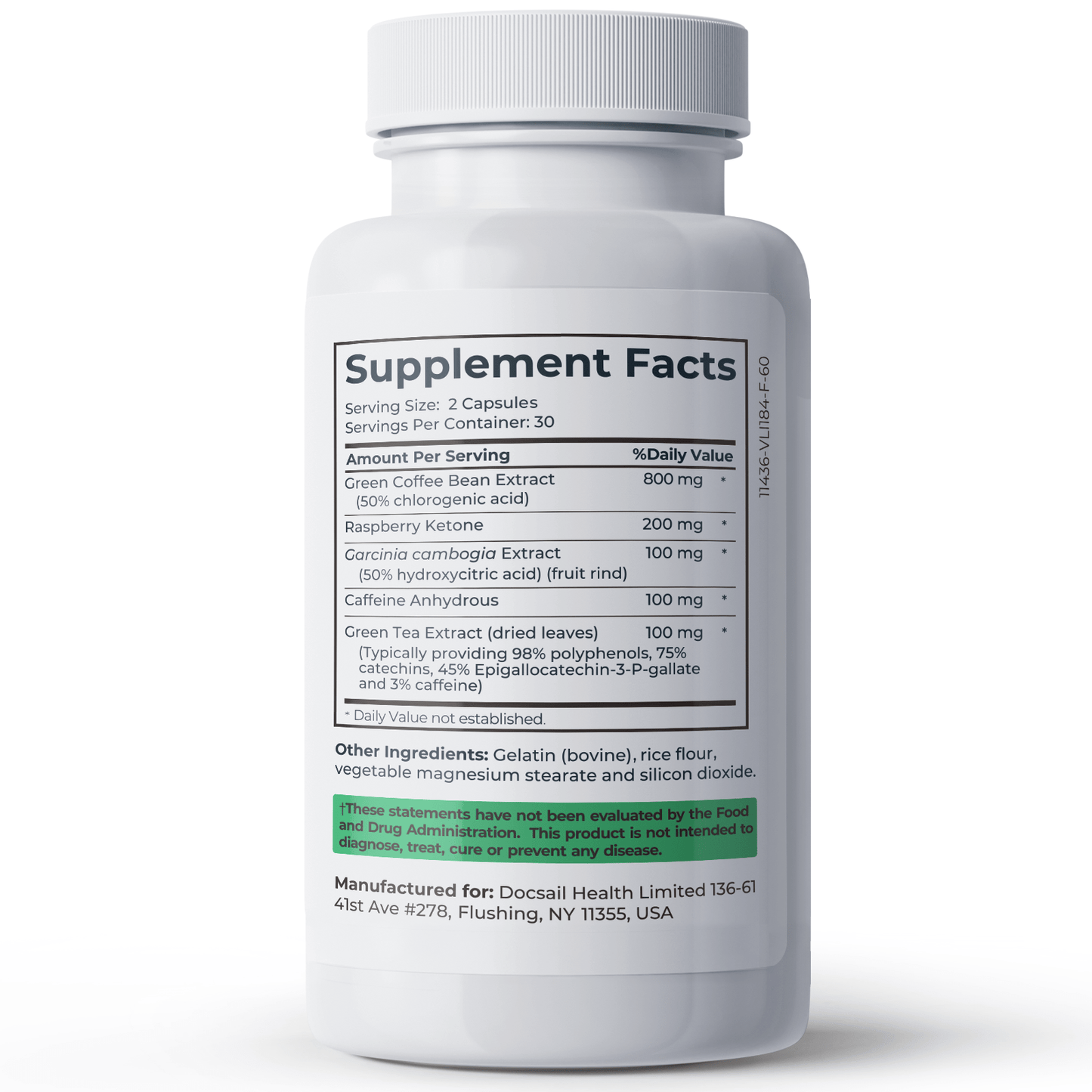 Green Coffee Bean Extract Supplement - Divinity Nutra