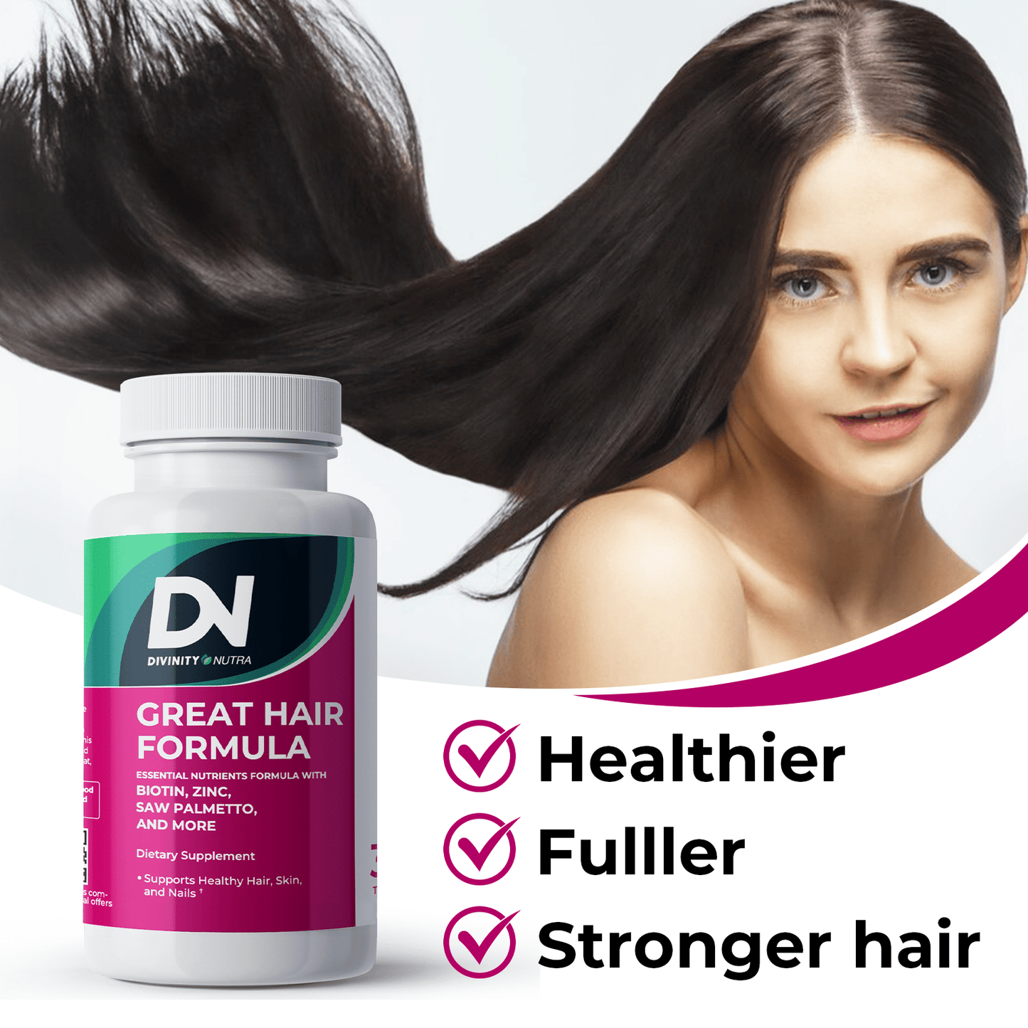 Hair Skin and Nail Supplement - Divinity Nutra