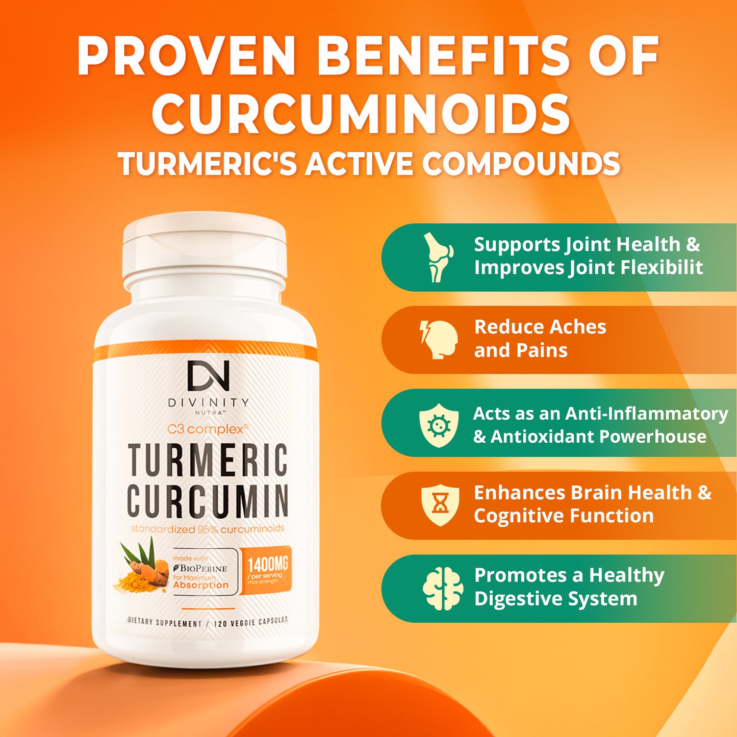 Turmeric Curcumin Supplement with BioPerine