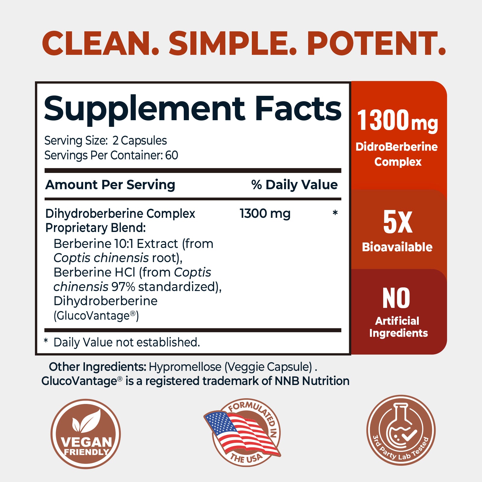 Dihydroberberine Complex Supplement