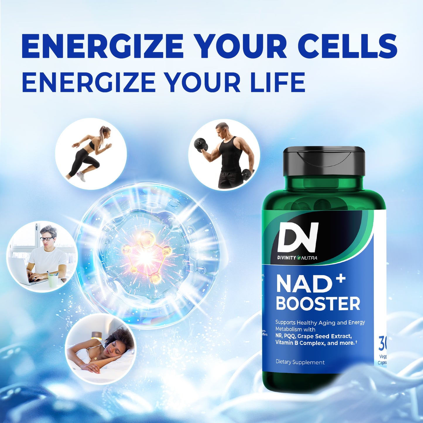 NAD+ Booster Dietary Supplement