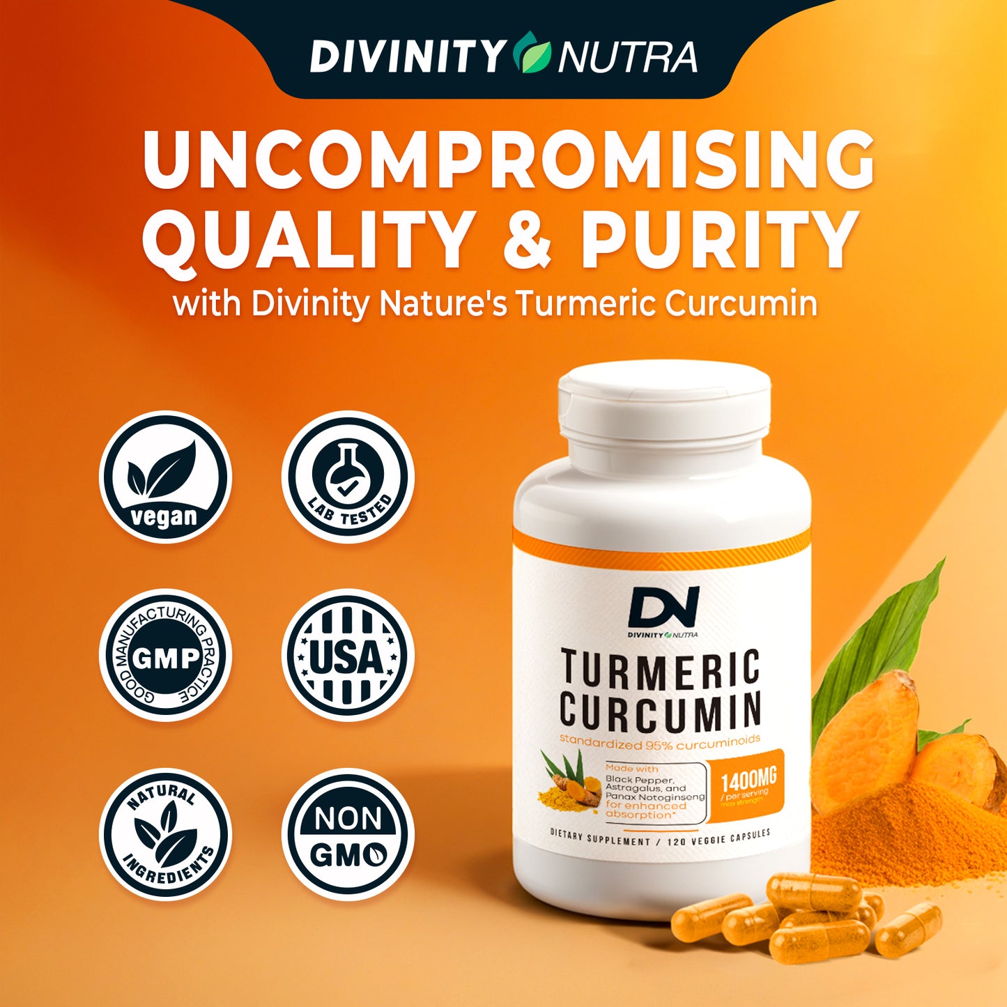 Curcumin Supplement with BioPerine