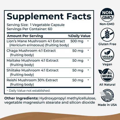 Mushroom Complex Supplement